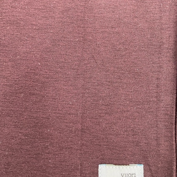 Vuori Mens Strato Tech T Shirt SizeL/ XL Maroon Performance Excellent Gym Soft - Picture 3 of 6